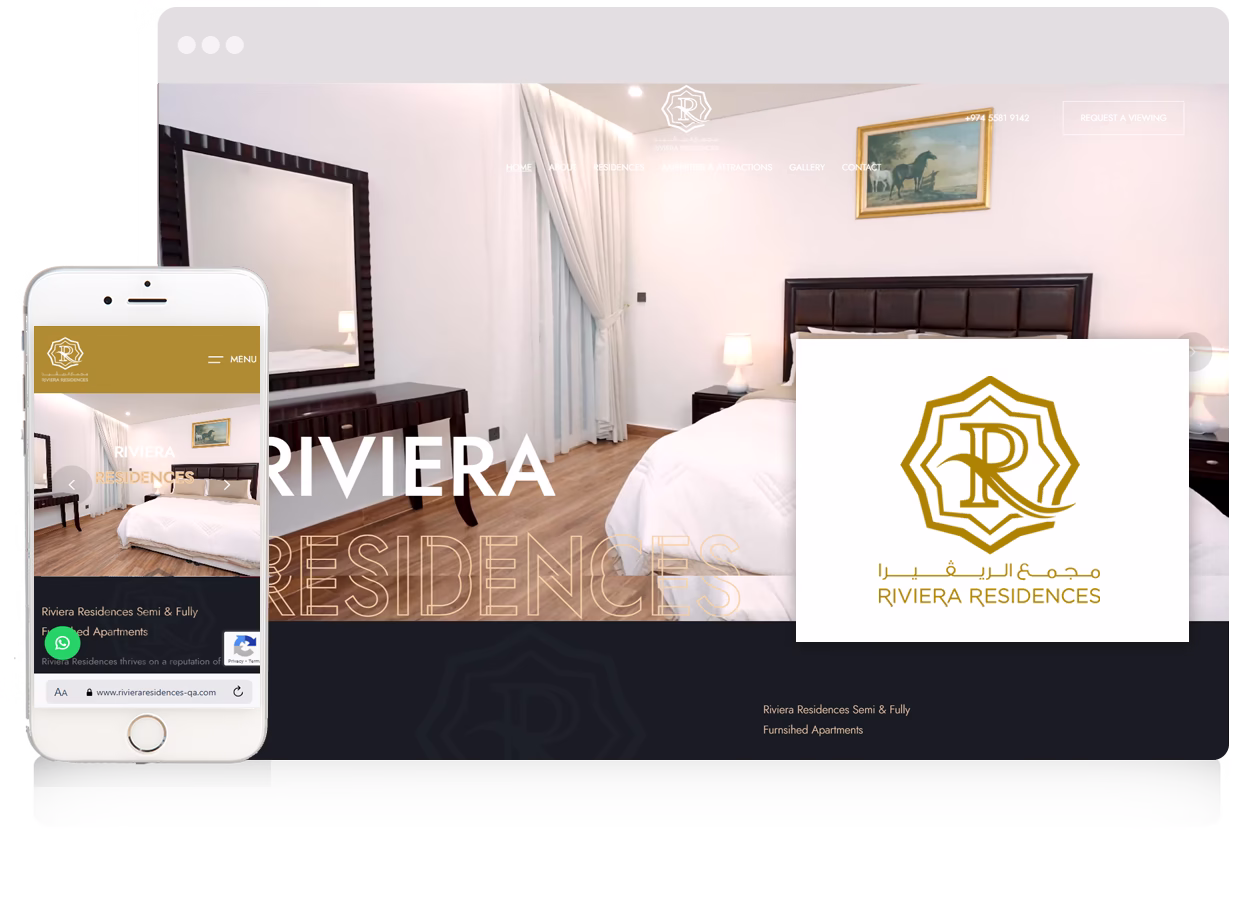 Website for riviera Residences